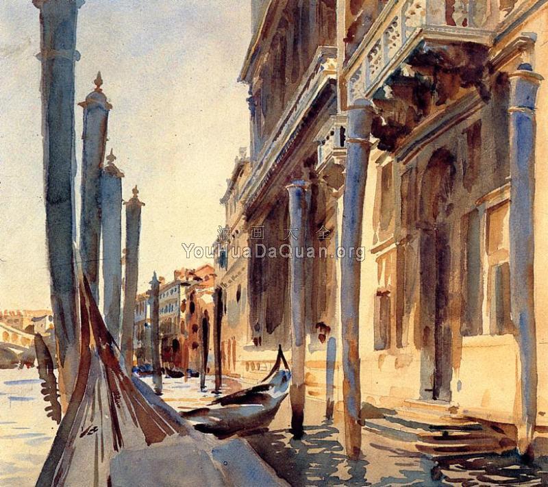 Grand Canal, Venice - 约翰·辛格·萨金特